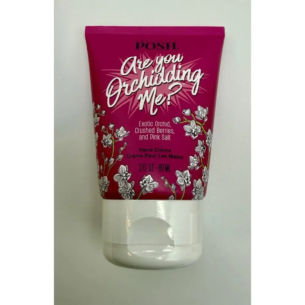 Qty 2-Perfectly Posh-Are You Orchidding Me?-Big Fat Yummy Hand Creme 3 oz Cream